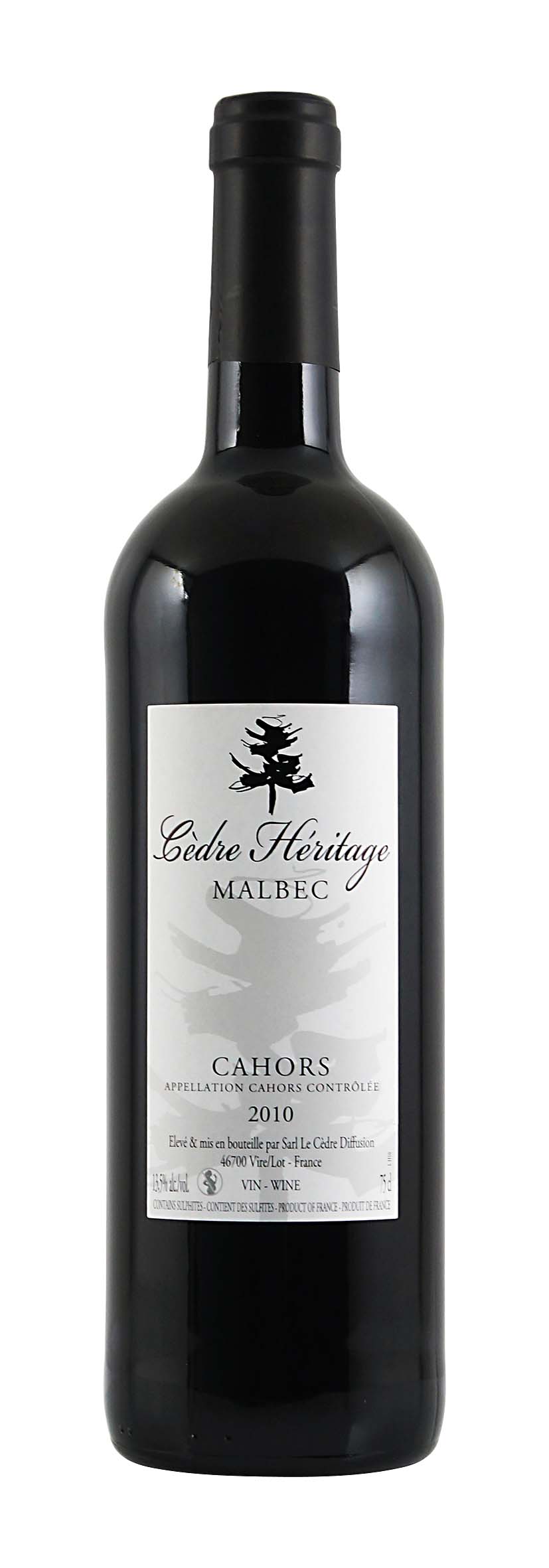 Cèdre Heritage Malbec 2010