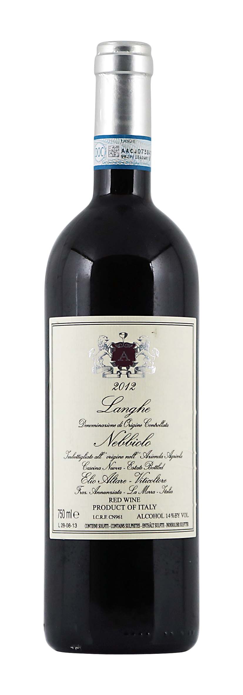 Langhe Nebbiolo DOC 2012