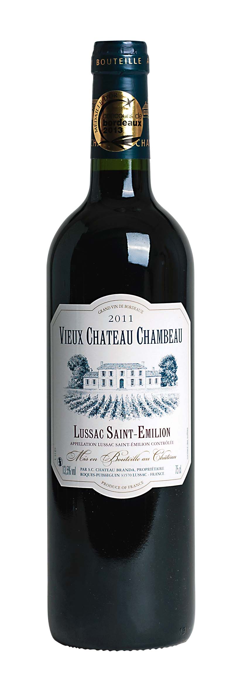 Lussac-Saint-Emilion AOC Vieux Château Chambeau 2011