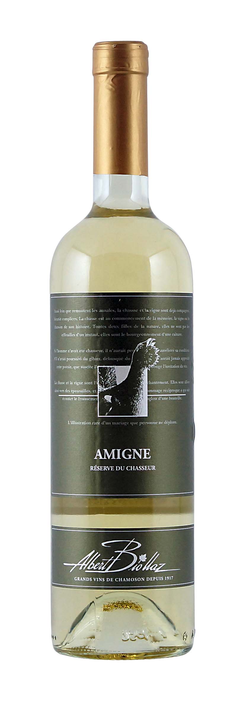 Valais AOC Amigne Réserve du Chasseur 2013