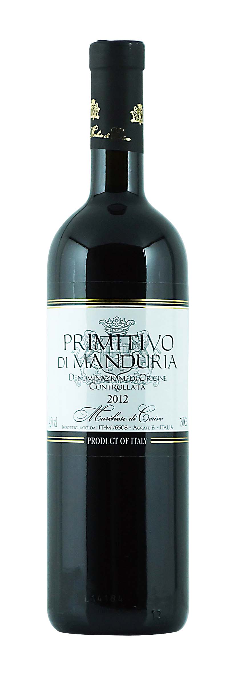 Primitivo di Manduria DOC 2012