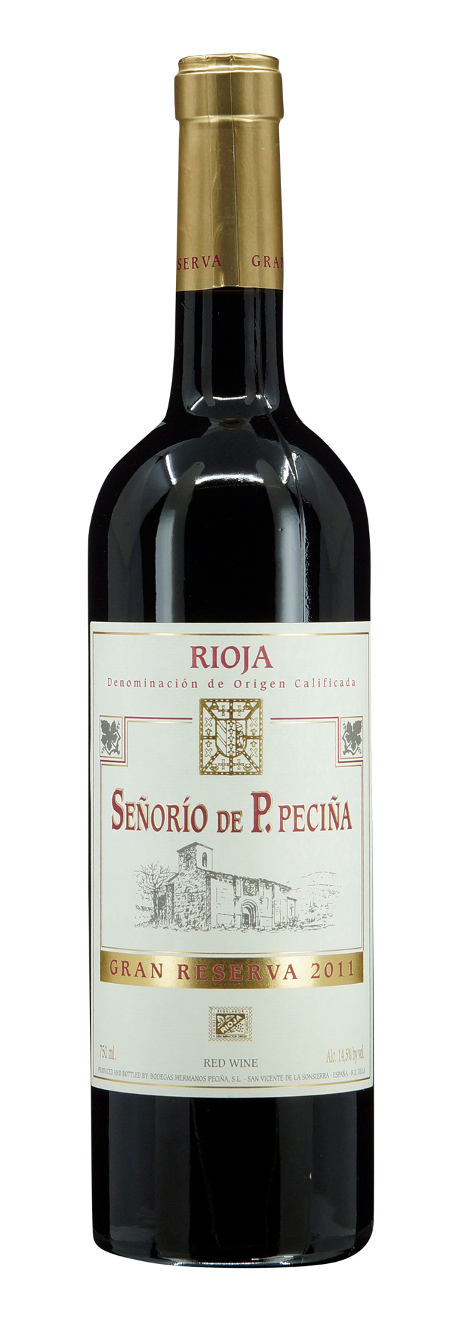 Rioja DOCa Crianza Señorío de P. Peciña 2011