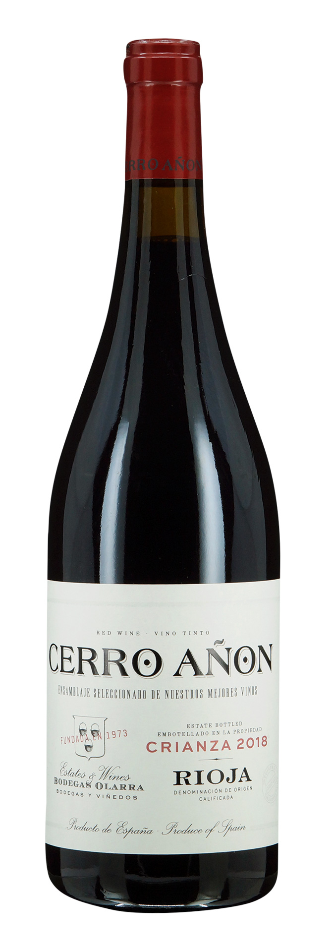 Rioja DOCa  Crianza Cerro Añon 2018