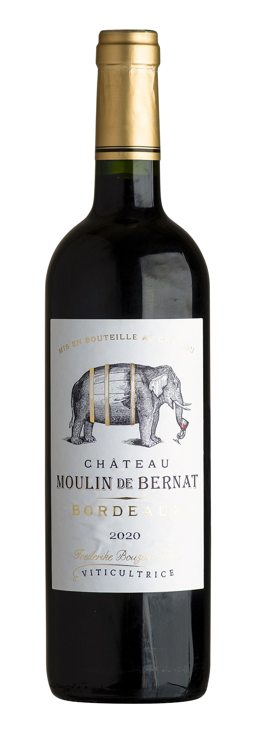 Bordeaux rouge AOC Château Moulin de Bernat 2020