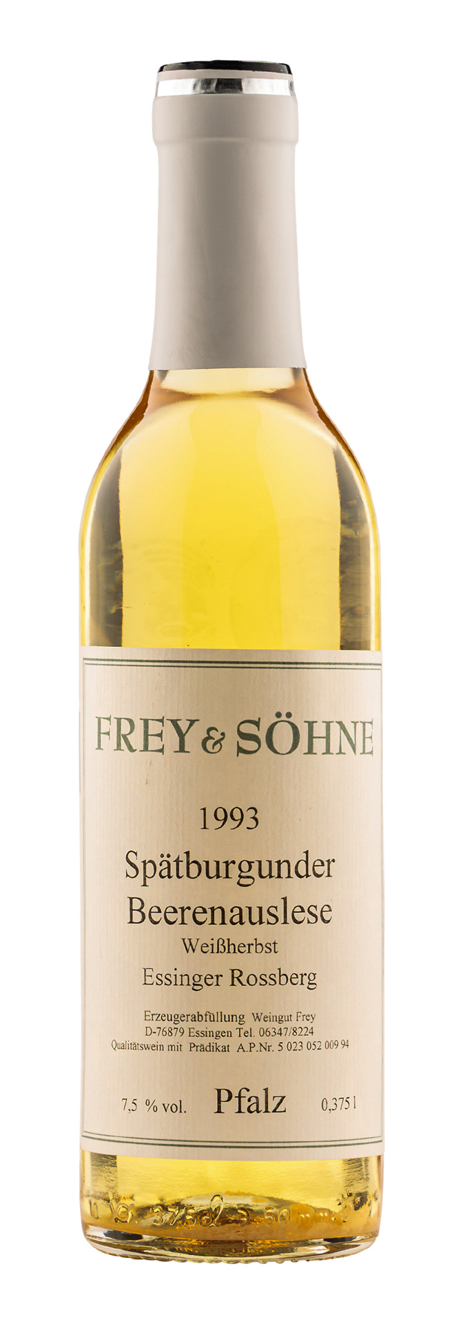 Essingen Rossberg Spätburgunder Beerenauslese 1993