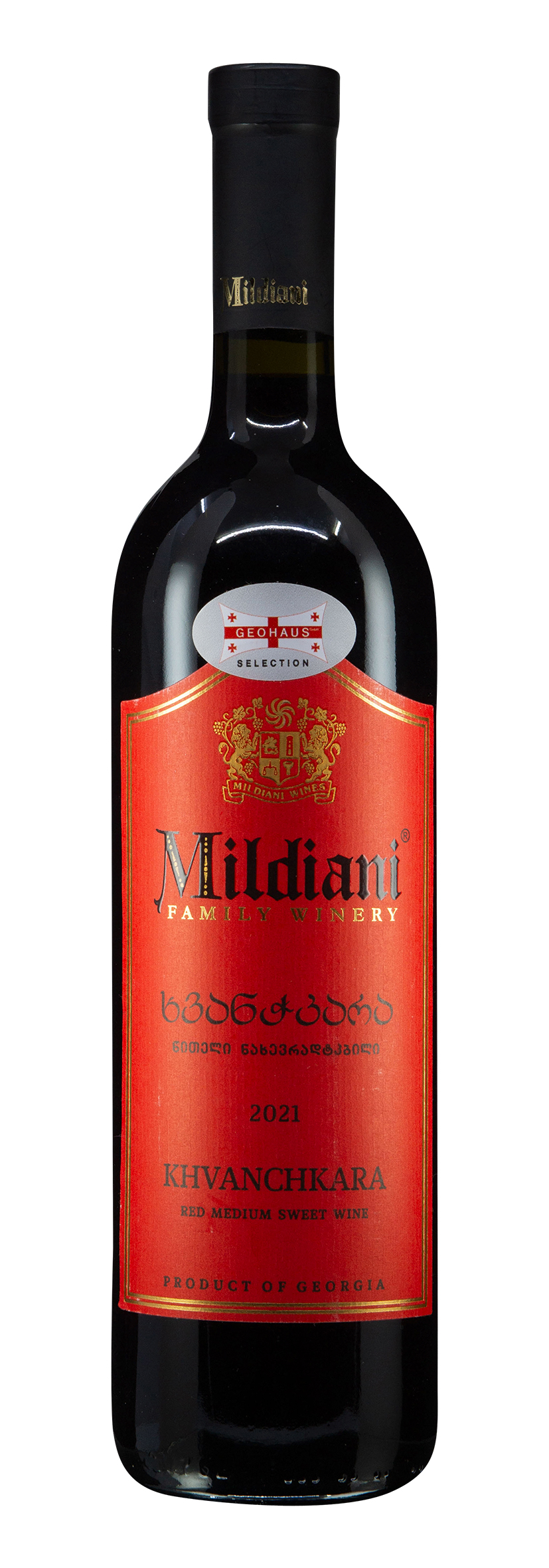 Khvanchkara PDO Mildiani Family Winery 2021