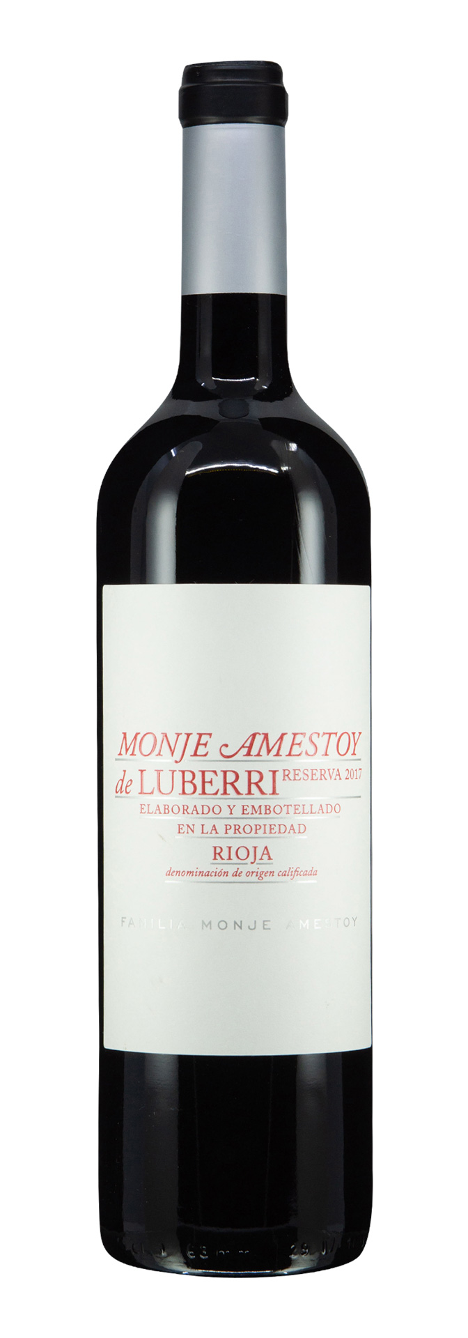 Rioja DOCa Reserva Monje Amestoy de Luberri 2017