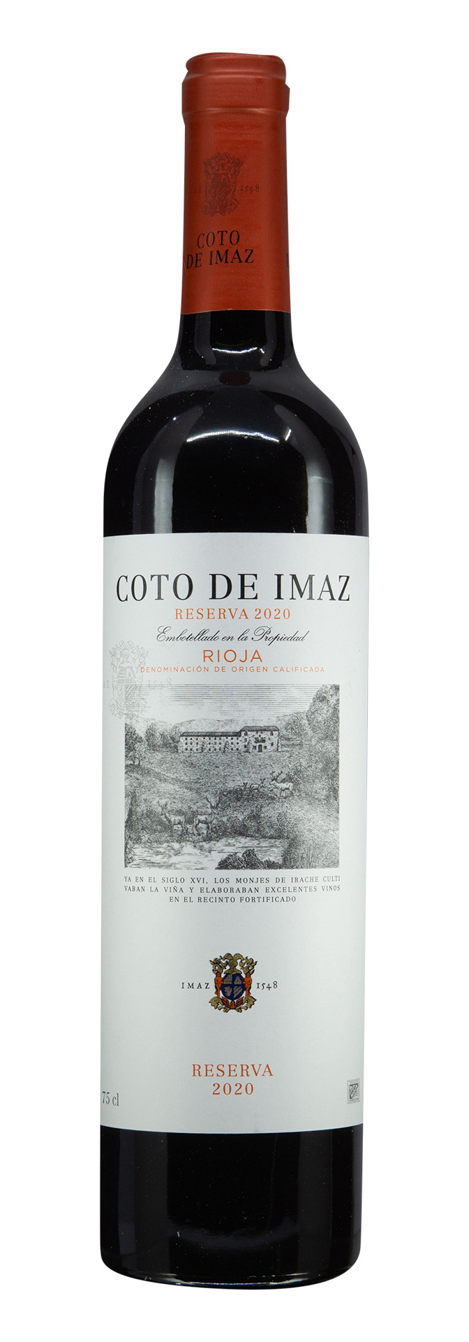 Rioja DOCa Tempranillo Reserva Coto de Imaz 2020