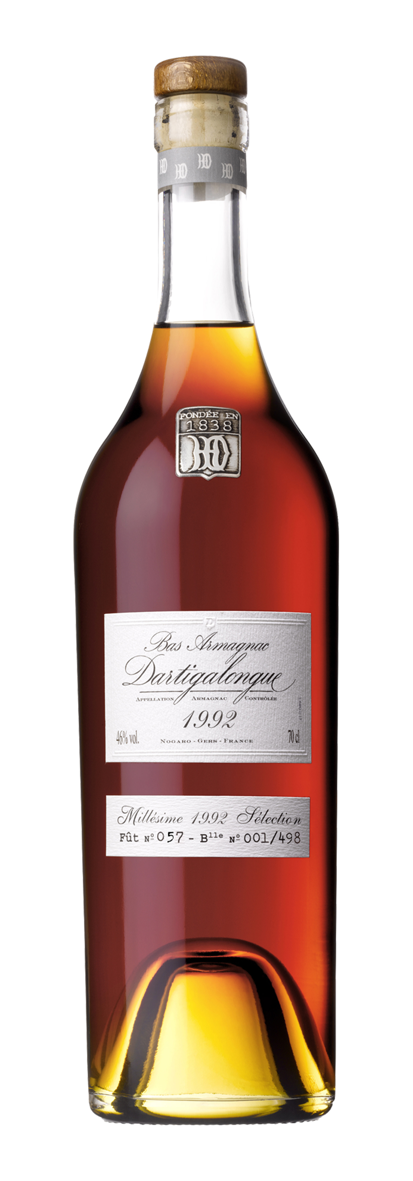 Armagnac AOP Bas-Armagnac Fût d›exception 1992