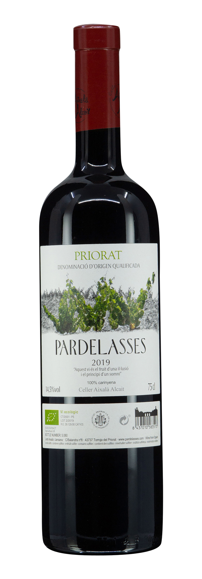 Priorat DOCa Pardelasses 2019