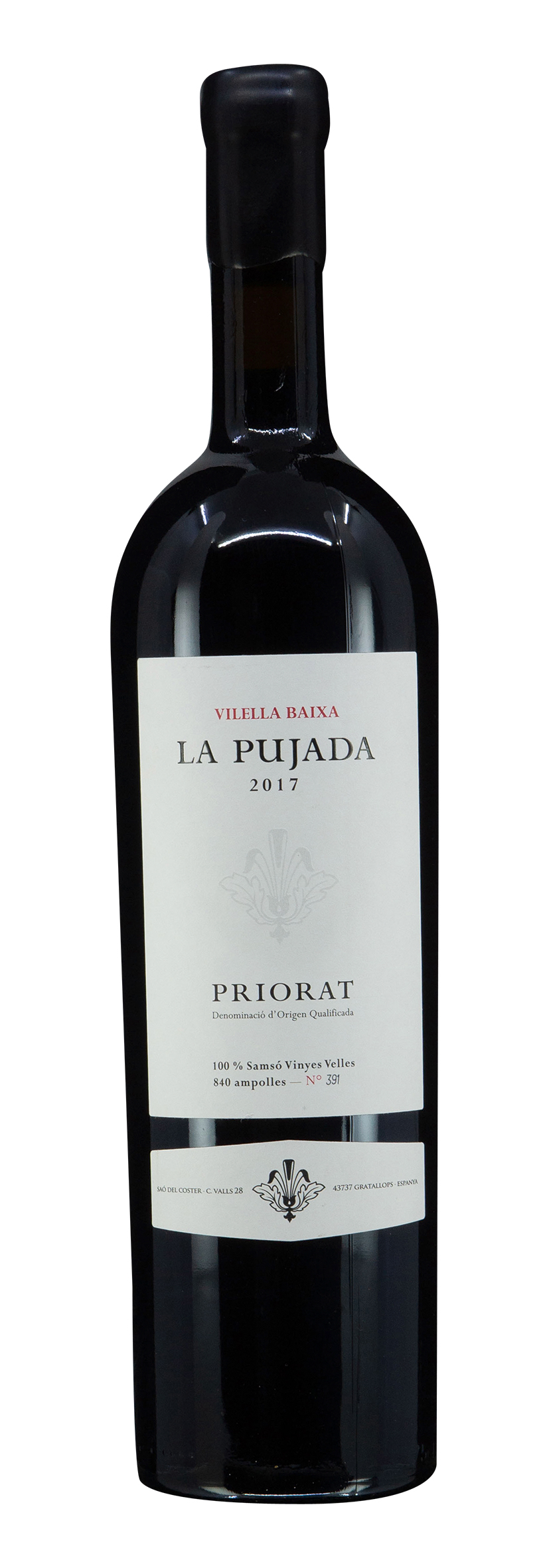 Priorat DOCa Vilella Baixa La Pujada 2017