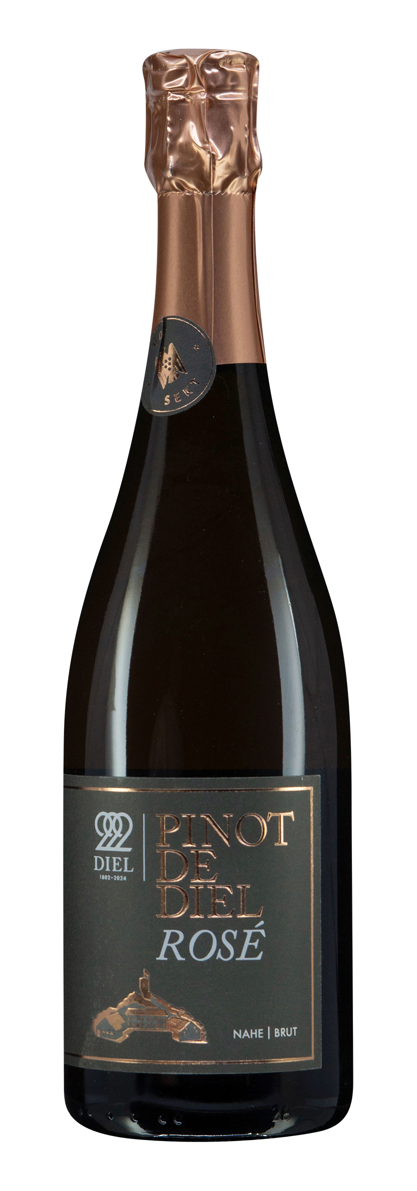 Sekt b. A. Pinot de Diel Rosé Brut 0