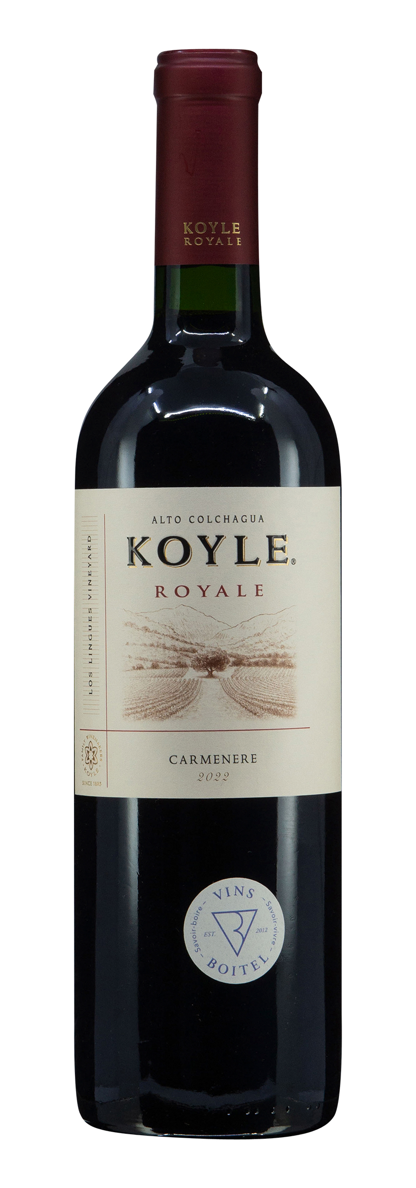 D.O. Colchagua Andes Los Lingues Vineyard Carmenère Royale 2022