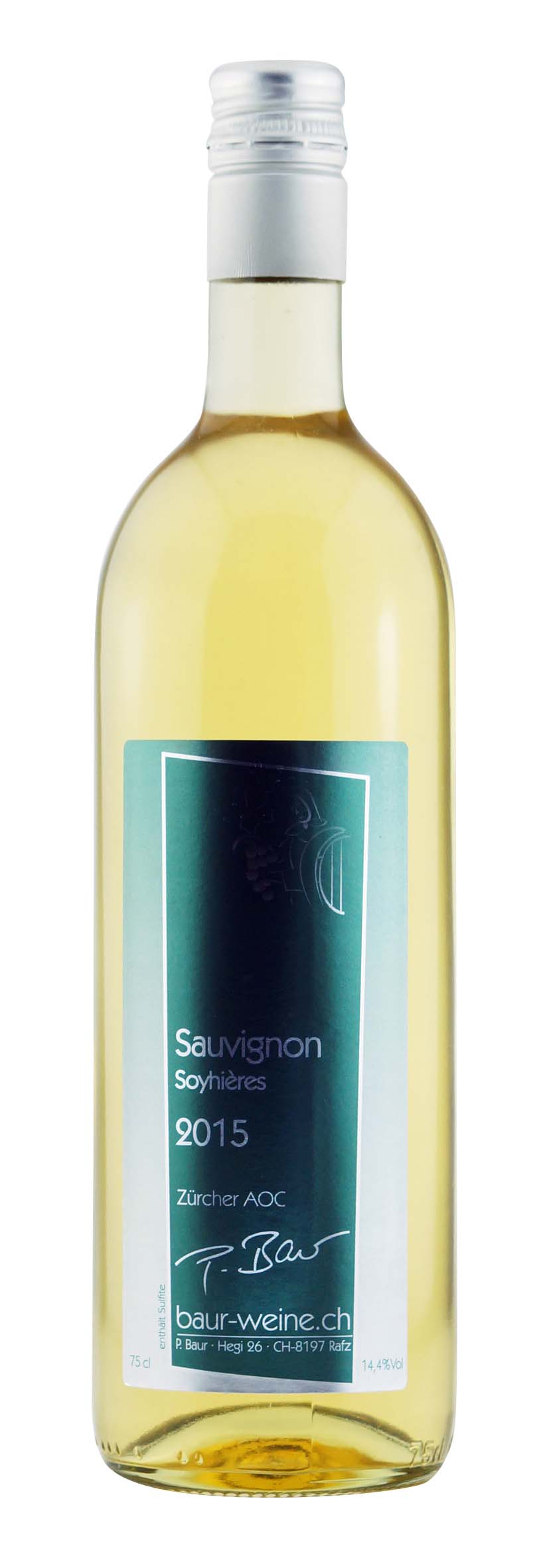 Zürich AOC Sauvignon Soyhières 2015