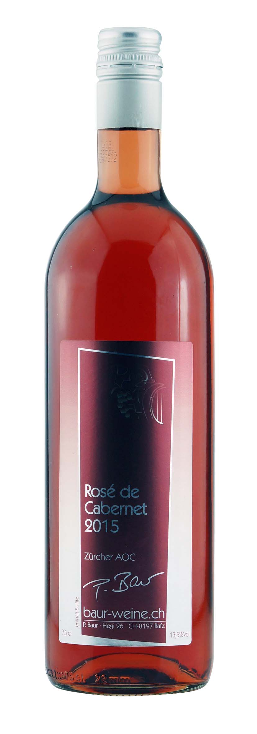 Zürich AOC Rosé de Cabernet 2015