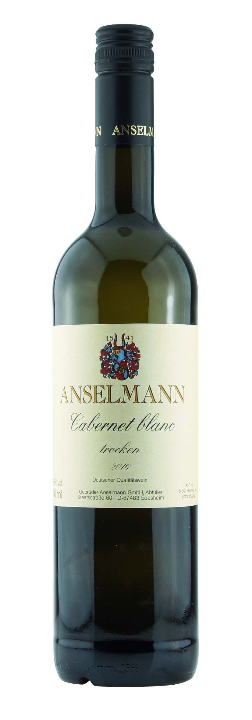 Cabernet Blanc trocken 2016