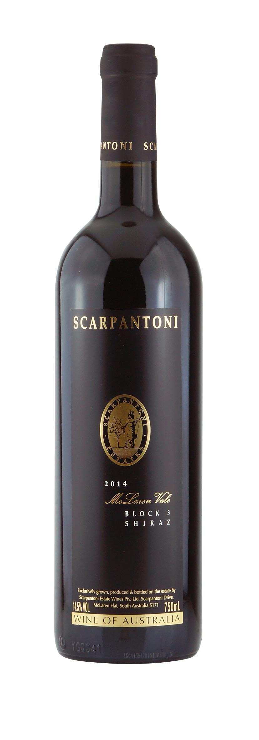 McLaren Vale Scarpantoni BLock 3 Shiraz 2014