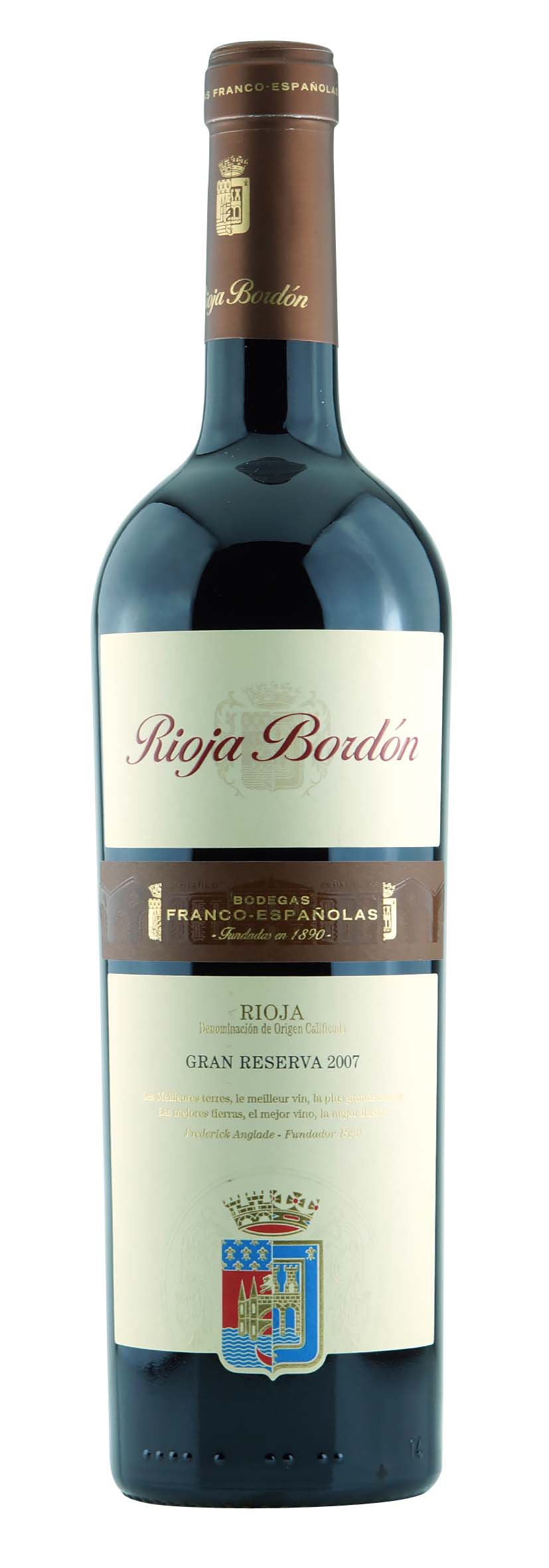 Rioja DOCa Bordón Gran Reserva 2007